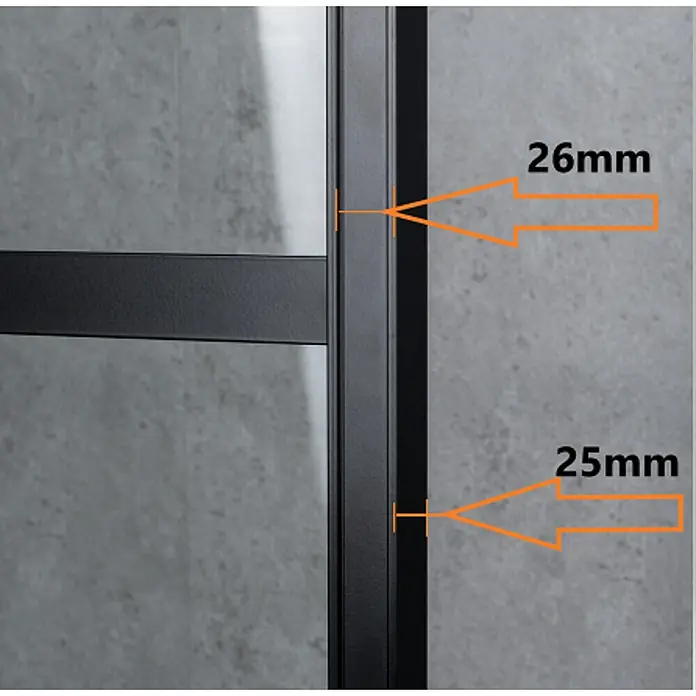 Inova Schiebetür-Komplettset Glasschiebetür ESG Klarglas 1025 x 2200 mm mit Softclose - 1.025 x 2.200 mm