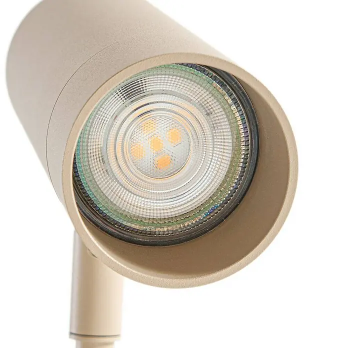 Lindby Stehleuchte Vilo - Höhe: 152 cm, creme / amber, creme / amber, GU10