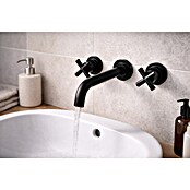 Rousseau Grifo bimando de pared (Negro, Mate)