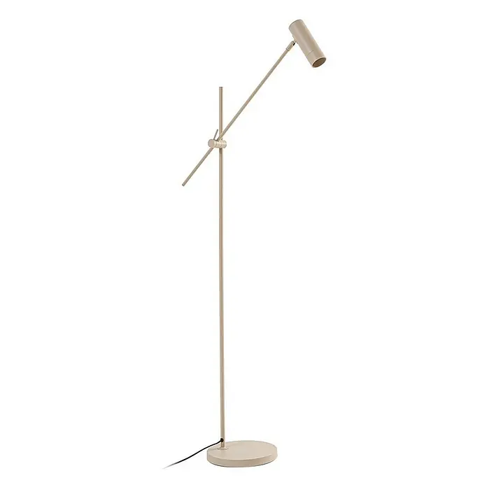 Lindby Stehleuchte Vilo - Höhe: 152 cm, creme / amber, creme / amber, GU10