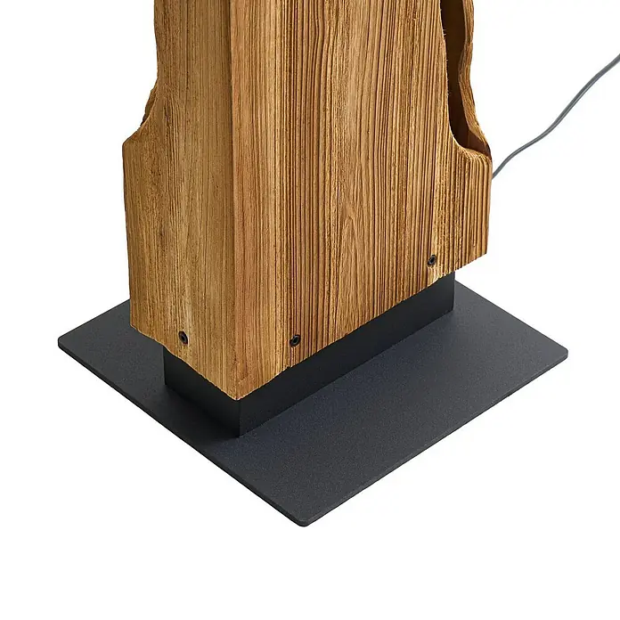 Lucande Stehleuchte Tarry - Höhe: 137 cm, Holz hell, E27