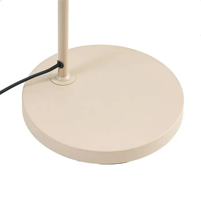 Lindby Stehleuchte Vilo - Höhe: 152 cm, creme / amber, creme / amber, GU10