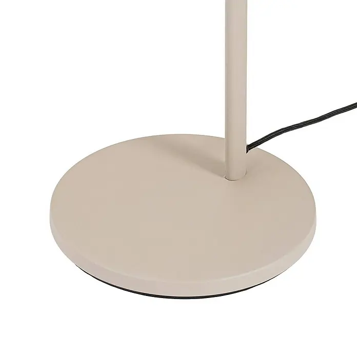 Lucande Stehleuchte Silka - Höhe: 216 cm, creme / amber, creme / amber, E27