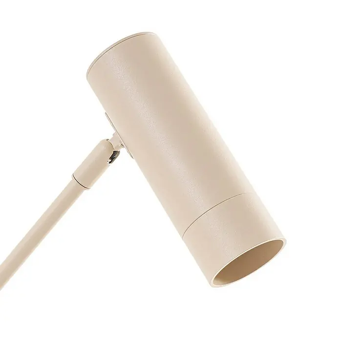 Lindby Stehleuchte Vilo - Höhe: 152 cm, creme / amber, creme / amber, GU10