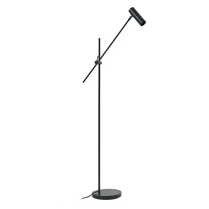 Lindby Stehleuchte Vilo - Höhe: 152 cm, schwarz, schwarz, GU10