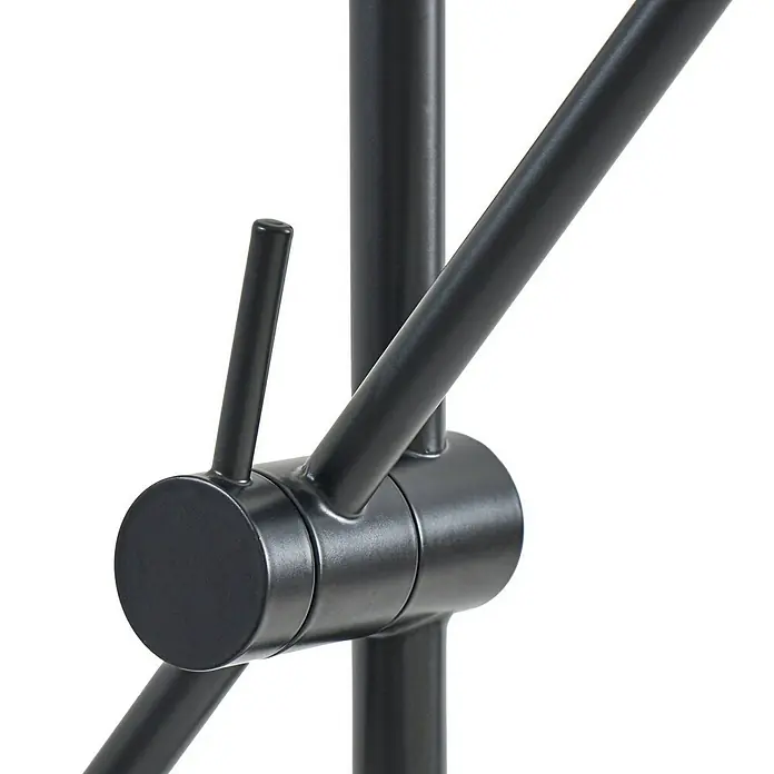 Lindby Stehleuchte Vilo - Höhe: 152 cm, schwarz, schwarz, GU10