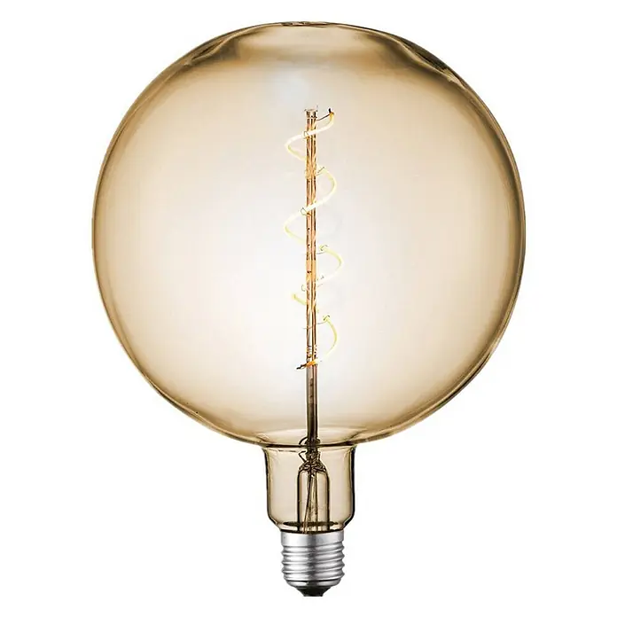 Lucande LED-Lampe E27 4W LED-Filamentglobe - E27, Nicht Dimmbar, Warmweiß, 280 lm, 4 W