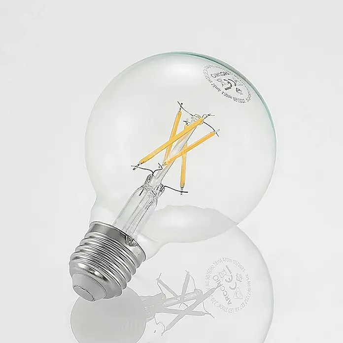 Arcchio LED-Lampe E27 4W LED - E27, Nicht Dimmbar, Warmweiß, 470 lm, 4 W