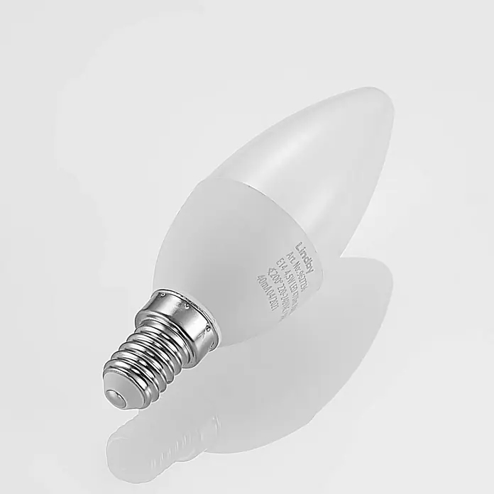 Lindby LED-Lampe E14 4,5W LED - E14, Nicht Dimmbar, Warmweiß, 470 lm, 4,5 W