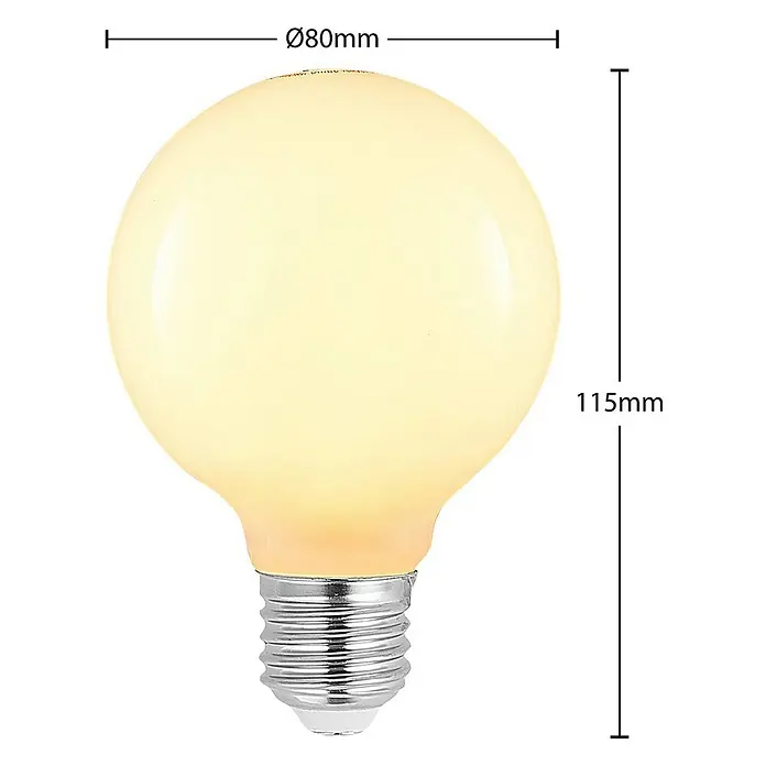 Arcchio LED-Lampe E27 8W LED - E27, Nicht Dimmbar, Warmweiß, 980 lm, 8 W