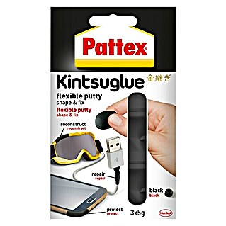 Pattex Knetmasse Kintsuglue (Schwarz, 5 g)