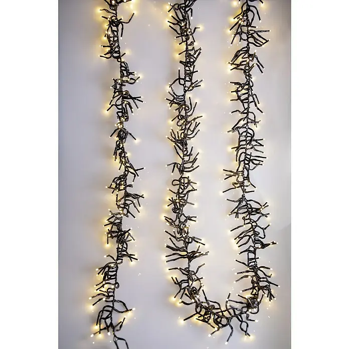 Tween Light Cadena de luces LED - Para exterior, Largo: 12,4 m, 1.000 ud., Funcionamiento en red - Iluminación navideña: Primer plano de luces decorativas, perfectas para la iluminación festiva interior.
