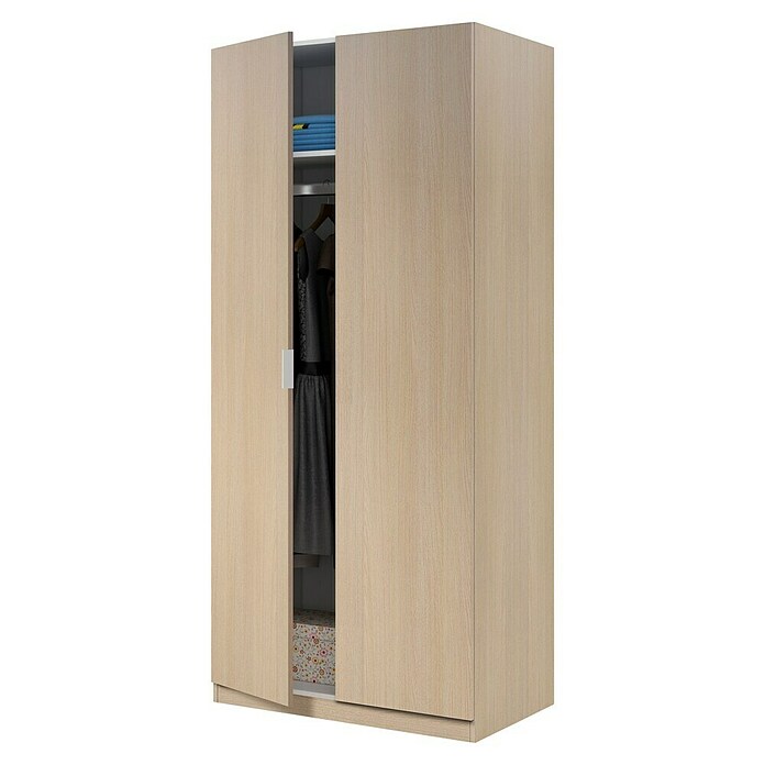 Armario auxiliar LCX022R (L x An x Al: 52 x 81,5 x 180 cm, Marrón)