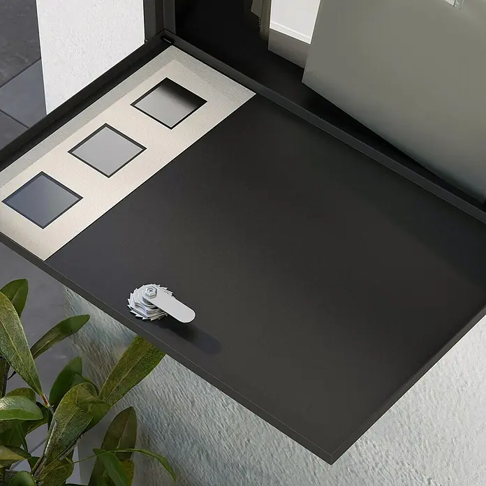 Homcom Wandbriefkasten 1-teilig - 