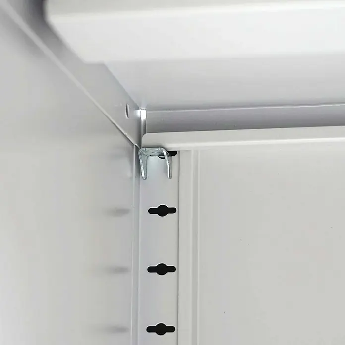 Proregal Aktenschrank klein und abschließbar - B x T x H: 90 x 45 x 90 cm, Grün