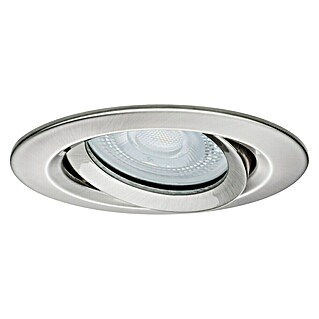 Paulmann Nova Ugradbena LED svjetiljka Nova (7 W, Topla bijela, 1 Kom., Pomična glava svjetiljke, Srebrna)