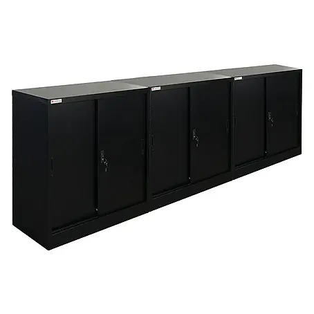 Proregal  Aktenschrank Mega Deal 3x ELEPHANT mit abschließbaren Schiebetüren