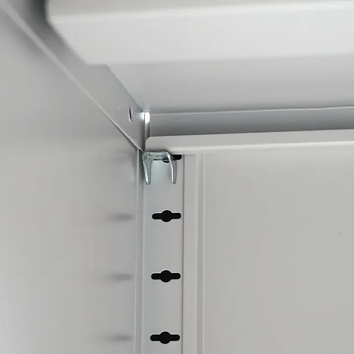 Proregal Aktenschrank klein und abschließbar - B x T x H: 90 x 45 x 90 cm, Anthrazit