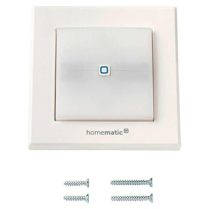 Homematic IP Conmutador inalámbrico (52 x 86 x 86 mm, Blanco, 230 V/50 Hz)