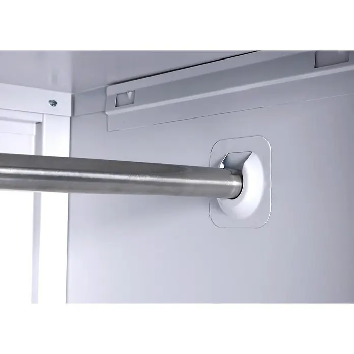 Proregal Aktenschrank mit extra Schließfach - B x T x H: 90 x 45 x 185 cm, Grau