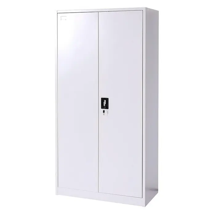 Proregal Aktenschrank mit extra Schließfach - B x T x H: 90 x 45 x 185 cm, Grau
