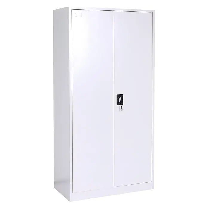 Proregal Aktenschrank mit extra Schließfach - B x T x H: 90 x 45 x 185 cm, Grau
