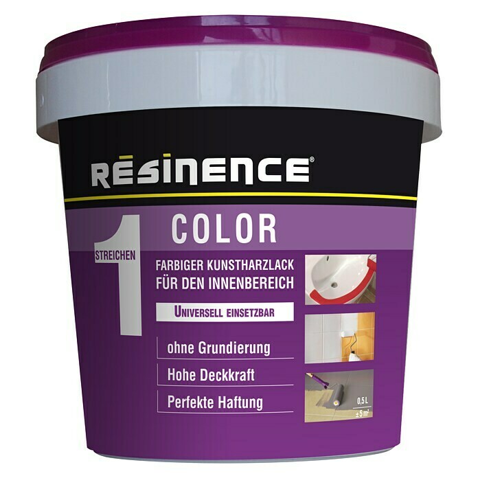 Résinence Color Farbiger Kunstharzlack (Milchig, 500 ml)