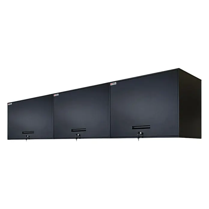 Proregal Hängeschrank Mega Deal 3x Wandschrank ELEPHANT abschließbar - Schwarz
