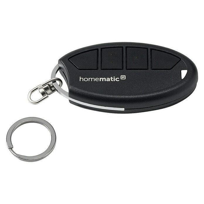 Homematic IP Funkfernbedienung Schlüsselanhänger (Schwarz, 14 x 38 x 75 mm)