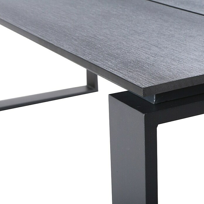 Sunfun Vrtna miza Devon  (Do x Š x V: 210 x 100 x 74 cm, Aluminij in kompozit iz rastlinskih vlaken, Pravokotna, Antracit) | 8270 - Tische Metall | ICAA - Sommermöbel Tische | ICA - Sommermöbel | IC - Freizeit im Garten | I - Stadtgarten | BAUHAUS
