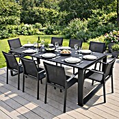 Sunfun Vrtna miza Devon  (Do x Š x V: 210 x 100 x 74 cm, Aluminij in kompozit iz rastlinskih vlaken, Pravokotna, Antracit) | 8270 - Tische Metall | ICAA - Sommermöbel Tische | ICA - Sommermöbel | IC - Freizeit im Garten | I - Stadtgarten | BAUHAUS