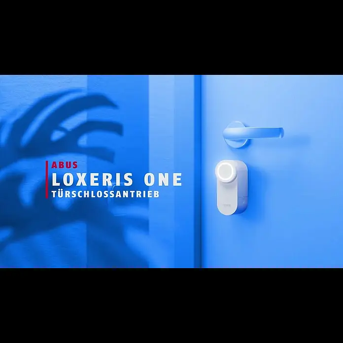 Abus Elektronisches Türschloss LOXERIS CFA4100 W - Bedienung: Über App, Geeignet für: Türen, Weiß - Smarter Trschlossantrieb | Elektronisches Trschloss LOXERIS One von ABUS