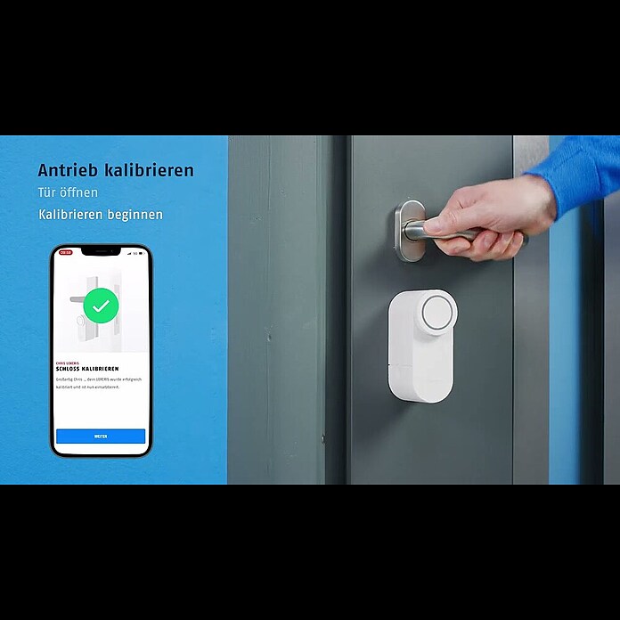 Abus Elektronisches Türschloss LOXERIS CFA4100 BK (Bedienung: Über App, Geeignet für: Türen, Schwarz) | BAUHAUS