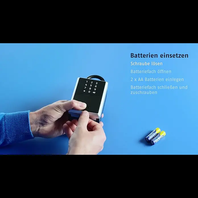 Abus Schlüsselbox Key Garage 797 Smart Bluetooth - Geeignet für: Bis zu 20 Schlüssel, L x B x H: 63 x 82,5 x 179 mm, Mit Bügel - Montage | ABUS smarte Schlsselbox | KEYGARAGE One 797