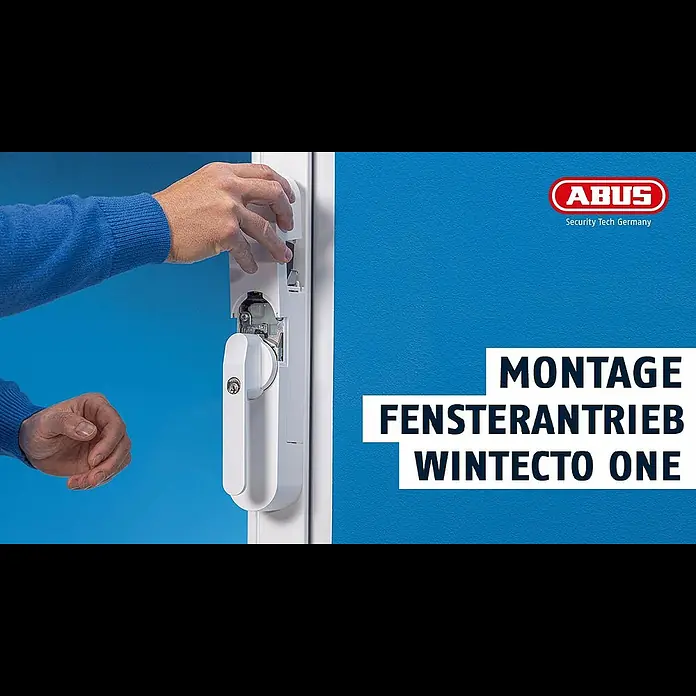 Abus Funk-Türschlossantrieb Wintecto one FCA4100 W - Geeignet für: Fenster, Weiß, Bedienung: Über App - Montageanleitung fr den Fensterantrieb ABUS WINTECTO One | Der smarte Terrassentrantrieb von ABUS