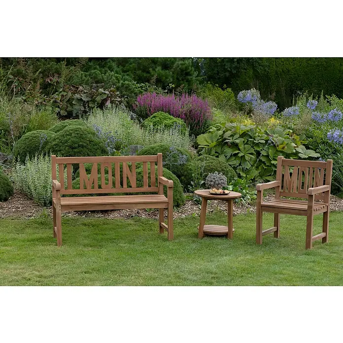 Bene Living Gartenbank MOIN - Teakholz, Natur