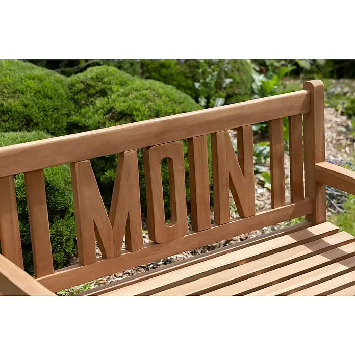 Bene Living Gartenbank MOIN - Teakholz, Natur