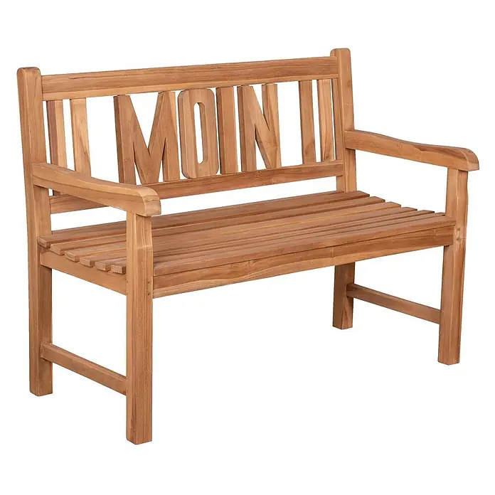 Bene Living Gartenbank MOIN - Teakholz, Natur