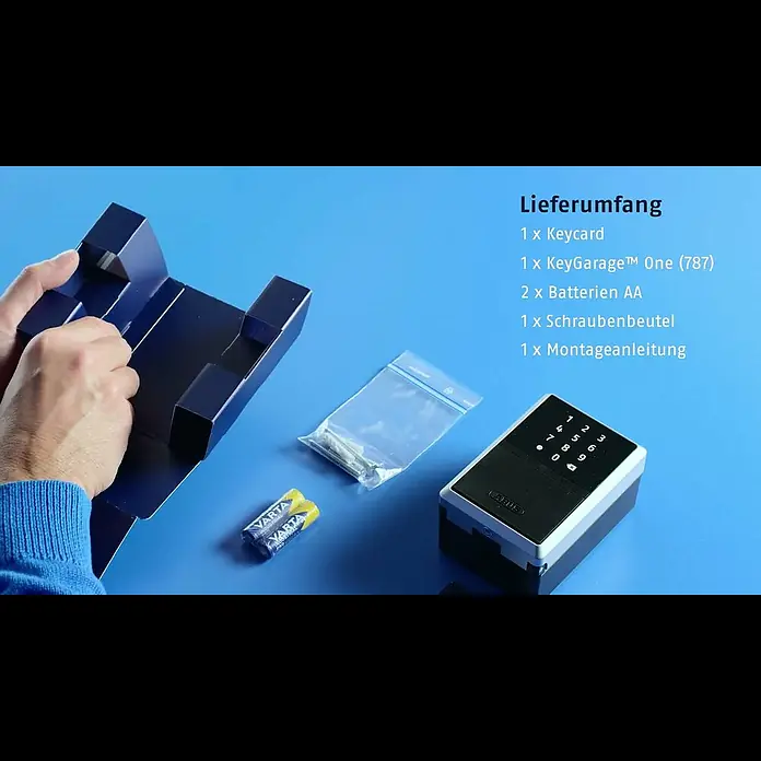 Abus Schlüsselbox Key Garage 787 Smart Bluetooth - Geeignet für: Bis zu 20 Schlüssel, L x B x H: 63 x 82,55 x 120 mm, Ohne Bügel - Unboxing | ABUS smarte Schlsselbox | KEYGARAGE One 787