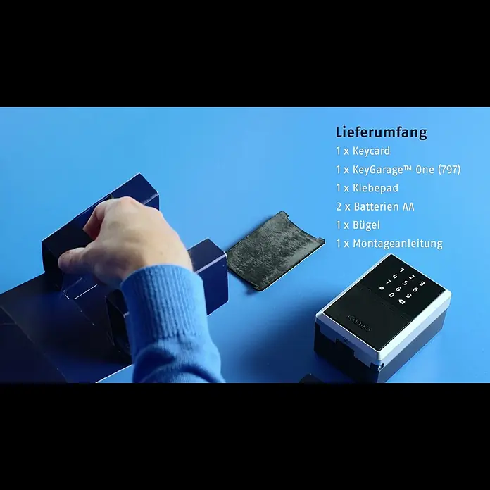 Abus Schlüsselbox Key Garage 797 Smart Bluetooth - Geeignet für: Bis zu 20 Schlüssel, L x B x H: 63 x 82,5 x 179 mm, Mit Bügel - Unboxing | ABUS smarte Schlsselbox | KEYGARAGE One 797