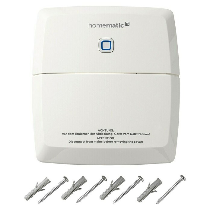 Homematic IP Conmutador inalámbrico (30 x 120 x 130 mm, Blanco, 230 V/50 Hz)