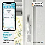 Homematic IP Sensor de ventana (Blanco, 16 x 32 x 143 mm, Funciona con pilas)
