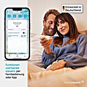 Homematic IP Funkfernbedienung (300 m (Freifeld), Weiß, 19 x 46 x 131 mm)