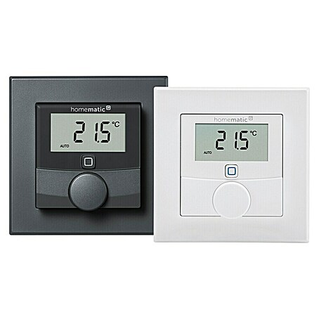 Homematic IP Termostato inalámbrico HmIP-WTH-A (Negro, Funciona con pilas, 86 x 86 x 23,5 mm)