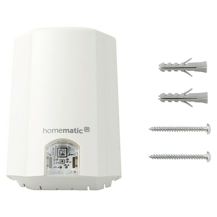 Homematic IP Sensor de luz inalámbrico (Blanco, 5,2 x 6,5 x 3,4 cm, Funciona con pilas)