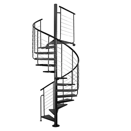 Atrium Spindeltreppe Heavy Metal