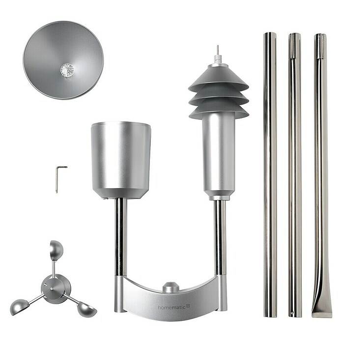 Homematic IP Sensor de resorte inalámbrico (Funciona con pilas, 15 x 35 x 53 cm, Acero inoxidable)