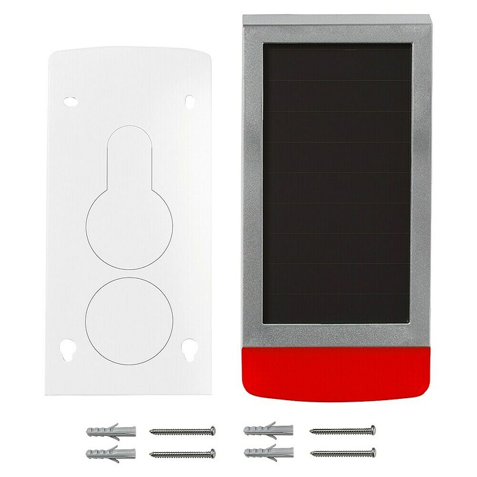 Homematic IP Sirena de alarma (Funciona con energía solar, Señal de alarma: 100 dB, 8,7 x 11 x 23 cm)