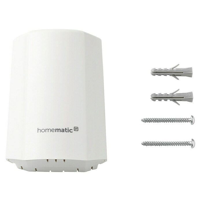 Homematic IP Funk-Temperatursensor (Weiß, 5,9 x 8,2 x 4,1 cm, Batteriebetrieben, IP44)