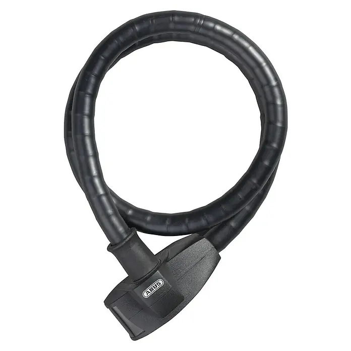 Abus Steel-O-Flex Panzerkabelschloss AC Lock 5302 - Länge: 75 cm, Stärke: 15 mm - Ein robustes ABUS-Fahrradschloss in Schwarz, ideal zum Schutz Ihres Fahrrads vor Diebstahl. Sehr widerstandsfähig und langlebig.